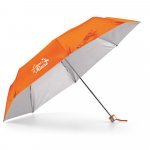 TIGOT. Guarda-chuva, dobr&aacute;vel, em poli&eacute;ster 190T - Laranja