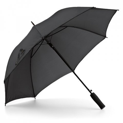 JENNA. Guarda-chuva em poli&eacute;ster 190T com abertura autom&aacute;tica - Preto