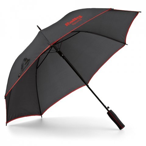 JENNA. Guarda-chuva em poli&eacute;ster 190T com abertura autom&aacute;tica - Vermelho