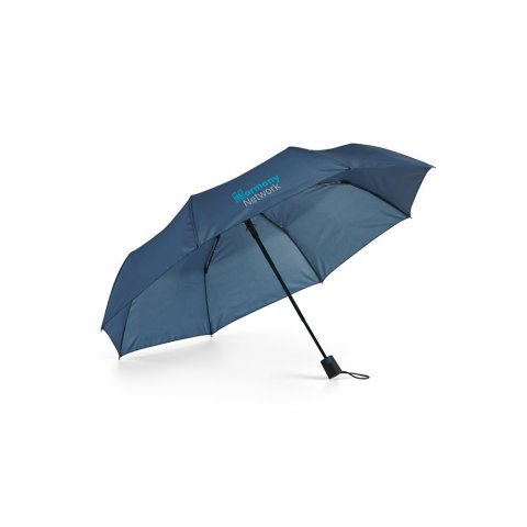 TOMAS. Guarda-chuva, dobr&aacute;vel, em poli&eacute;ster 190T com abertura autom&aacute;tica - Azul