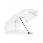 TOMAS. Guarda-chuva, dobr&aacute;vel, em poli&eacute;ster 190T com abertura autom&aacute;tica - Branco