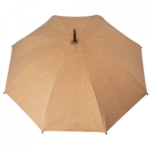 SOBRAL. Guarda-chuva em corti&ccedil;a com abertura autom&aacute;tica - Natural