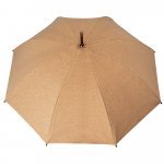 SOBRAL. Guarda-chuva em corti&ccedil;a com abertura autom&aacute;tica - Natural