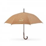 SOBRAL. Guarda-chuva em corti&ccedil;a com abertura autom&aacute;tica - Natural