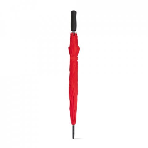 STUART. Guarda-chuva em poli&eacute;ster pongee 190T com abertura autom&aacute;tica - Vermelho