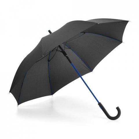 ALBERTA. Guarda-chuva em pongee 190T com abertura autom&aacute;tica - Azul royal