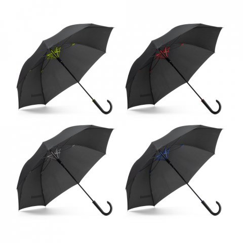 ALBERTA. Guarda-chuva em pongee 190T com abertura autom&aacute;tica