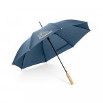 APOLO. Guarda-chuva em 100% poli&eacute;ster reciclado pongee 190T com abertura autom&aacute;tica - Azul