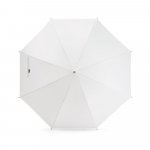 APOLO. Guarda-chuva em 100% poli&eacute;ster reciclado pongee 190T com abertura autom&aacute;tica - Branco