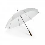 APOLO. Guarda-chuva em 100% poli&eacute;ster reciclado pongee 190T com abertura autom&aacute;tica - Branco