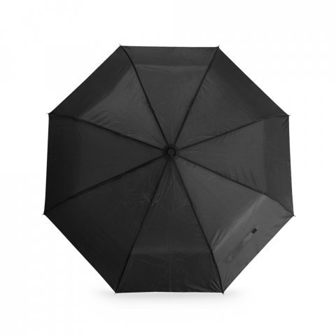 CAMPANELA. Guarda-chuva, dobr&aacute;vel, em 190T pongee com abertura e fecho autom&aacute;tico - Preto