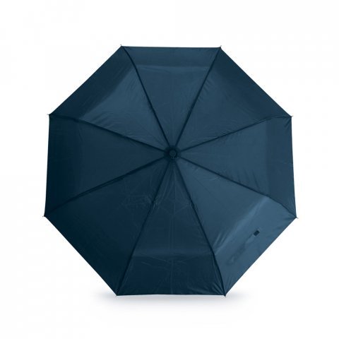 CAMPANELA. Guarda-chuva, dobr&aacute;vel, em 190T pongee com abertura e fecho autom&aacute;tico - Azul