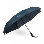 CAMPANELA. Guarda-chuva, dobr&aacute;vel, em 190T pongee com abertura e fecho autom&aacute;tico - Azul