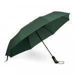CAMPANELA. Guarda-chuva, dobr&aacute;vel, em 190T pongee com abertura e fecho autom&aacute;tico - Verde escuro