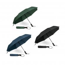 CAMPANELA. Guarda-chuva, dobr&aacute;vel, em 190T pongee com abertura e fecho autom&aacute;tico