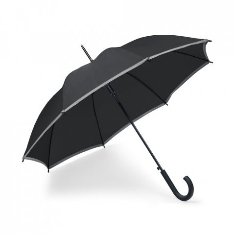 MEGAN. Guarda-chuva em poli&eacute;ster com abertura autom&aacute;tica - Preto