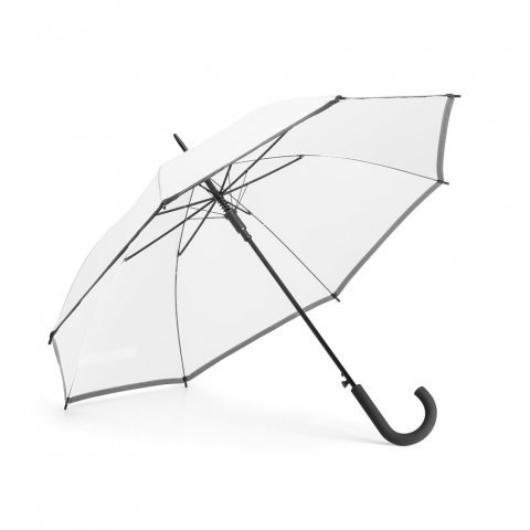 MEGAN. Guarda-chuva em poli&eacute;ster com abertura autom&aacute;tica - Branco