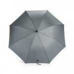 SILVAN STRIPE. Guarda-chuva  em 190T pongee com abertura autom&aacute;tica - Cinza