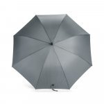 SILVAN STRIPE. Guarda-chuva  em 190T pongee com abertura autom&aacute;tica - Cinza
