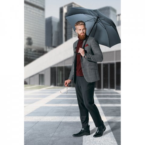 SILVAN STRIPE. Guarda-chuva  em 190T pongee com abertura autom&aacute;tica
