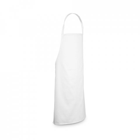 CUMIN. Avental de algod&atilde;o sarjado (180 g/m&sup2;) - Branco
