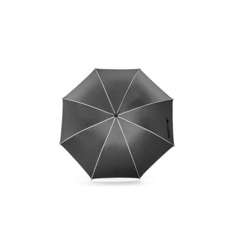 FINNLEY. Guarda-chuva de 27" em poli&eacute;ster 100% reciclado pongee 190T &agrave; prova de vento - Preto