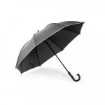 FINNLEY. Guarda-chuva de 27" em poli&eacute;ster 100% reciclado pongee 190T &agrave; prova de vento - Preto