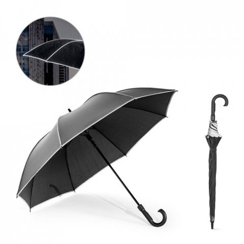 FINNLEY. Guarda-chuva de 27" em poli&eacute;ster 100% reciclado pongee 190T &agrave; prova de vento