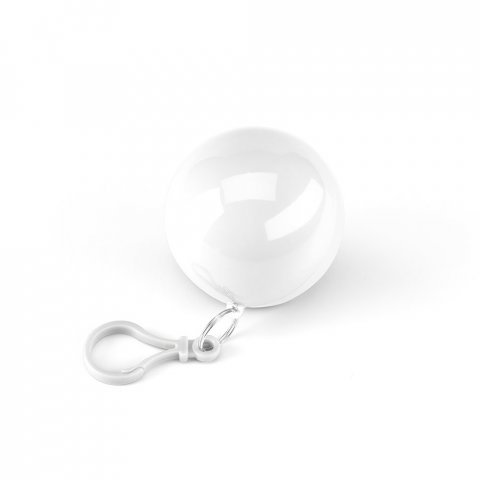 ISABEL. Capa de chuva de tamanho &uacute;nico - Branco