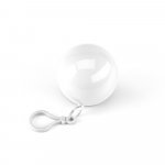 ISABEL. Capa de chuva de tamanho &uacute;nico - Branco