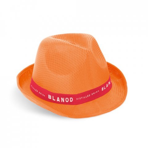 MANOLO. Chap&eacute;u em PP - Laranja