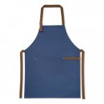 SUNFLOWER. Avental 100% algod&atilde;o canvas (300 g/m&sup2;) - Azul